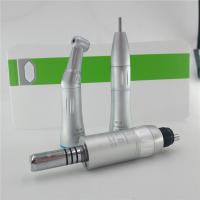 China Inner Water Channel Contra Angle Air Motor Handpiece Silver Color for sale