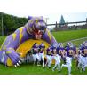 China Purple Inflatable Sports Games Football Tunnel For Event / Advertisement factory
