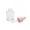 China Pink Odm Glass Dropper Bottle Clear Glass Bottle Customised Serum Bottles factory