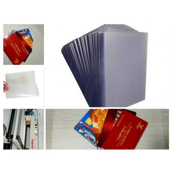 Quality High Adhesion Pvc Overlay Film No Color Change For Laminating Smard Card for sale