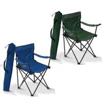 China Folding Portable Lightweight Camping Chair With Arm Cup Holder factory