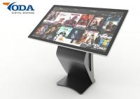 China 43 Inch FHD LCD Touch Screen Kiosk Display Monitor Information Touch Screen Self Service kiosk factory