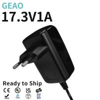 Quality ODM 17.3V 1A Wall Mount Power Adapters PSE With 1 Year Warranty for sale