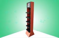 China Stable Eye - Catching POS Cardboard Displays 5 Shelves For Promoting Different Items factory