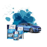 Quality Scratch Resistant Automotive Base Coat Paint 1K International Black Car Paint for sale
