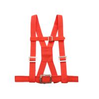 China Red Color Safety Harness Belt , Body Belt Fall Protection For Urban Maintenance for sale