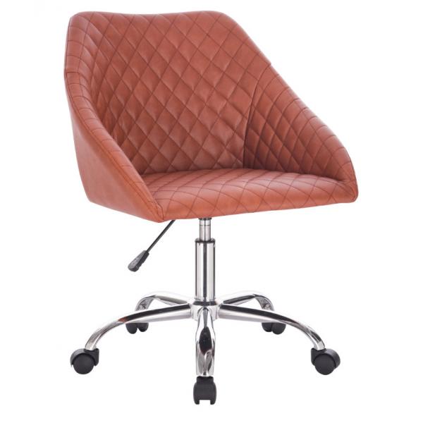 Quality Vintage PU Seat Adjustable Height Home Office Swivel Desk Chair for sale