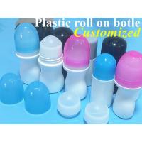 China 30ml 50ml 60ml Perfume Cream Perfume Deodorant Containers Roller Round Empty HDPE Roll on Deodorant Bottle factory