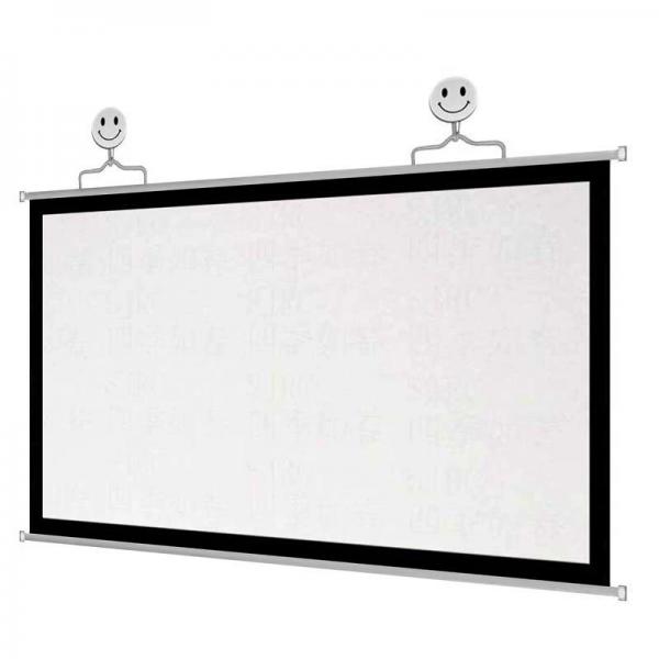 Quality Simple Hanging HD Home Warp Knitting Projection Screen 16:9 100