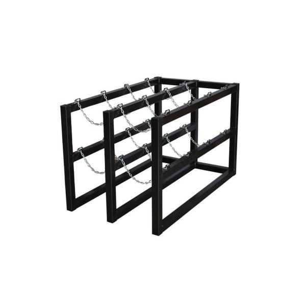 Fabrication Single Gas Cylinder Rack Oxygen And Acetylene Storage Racks ...