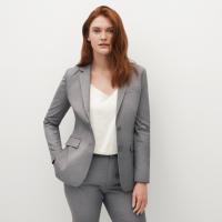 China Textured Gray Formal Stylish Womens Suits Two Piece Pants Set Formal factory