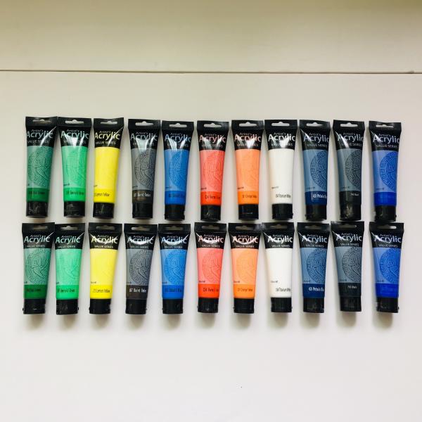 Quality Artist'S Acrylic Painting Color Value Series 100ml & 75ml Phoenix for sale