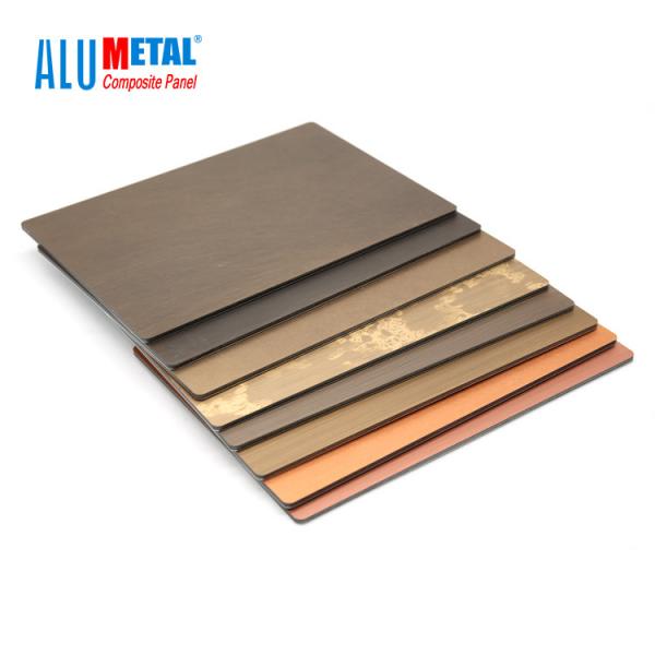 Quality 600mm 0.06mm Aluminum Composite Metal Panels Acp Sheet For Wall Anti Bacterial for sale