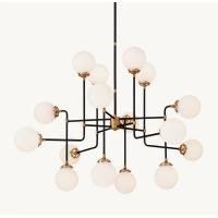 China Nickel Finish Classic Brass Chandelier with E27 Bulb Compatibility and Elegant Design factory