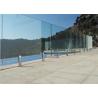 China Customzied 316s/s Frameless Glass Balustrade 304s.s Glass Railing For Swimming Pool factory