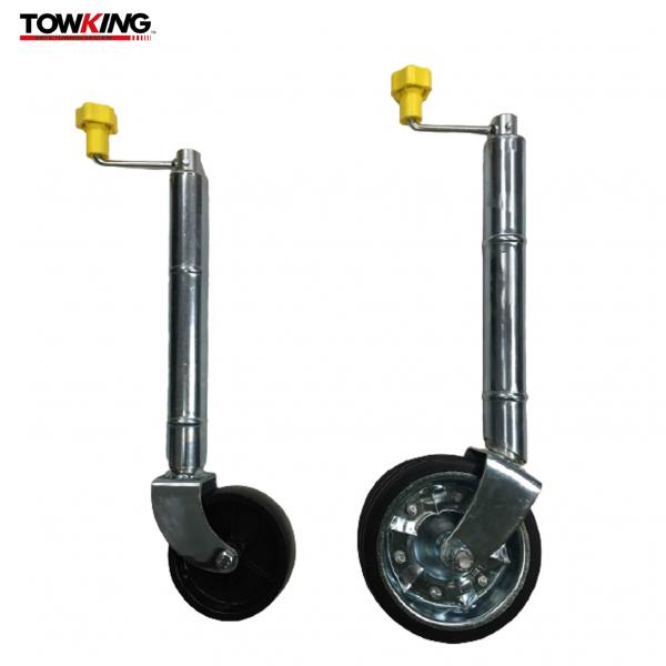 Quality Adjustable Solid 240mm Lifting Trailer Jockey Wheel Without Clamp for sale
