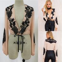 China New fashion women tops puffed long sleeve ladies blouse designs factory