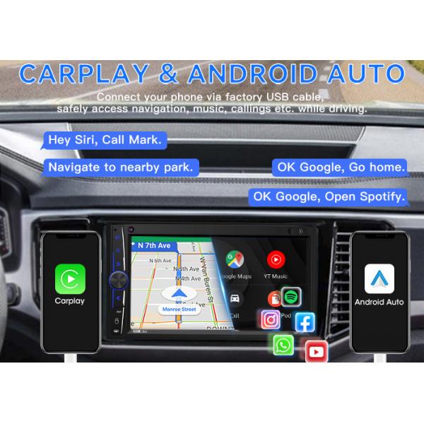 Quality MirrorLink 7 Inch Double Din Radio Android Mp5 Player For Car Multimedia Fm Tf for sale