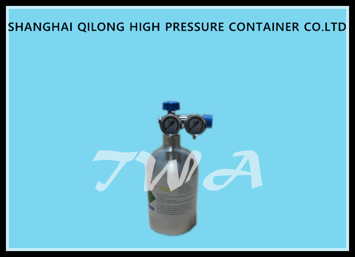 China LW-YT 0.27L EU Certificate High Pressure Aluminum Gas Cylinder L Safety Gas Cylinder for Medical Use factory
