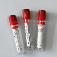 Quality Red Clinical Plain 3ml Blood Collection Tube Disposable for sale