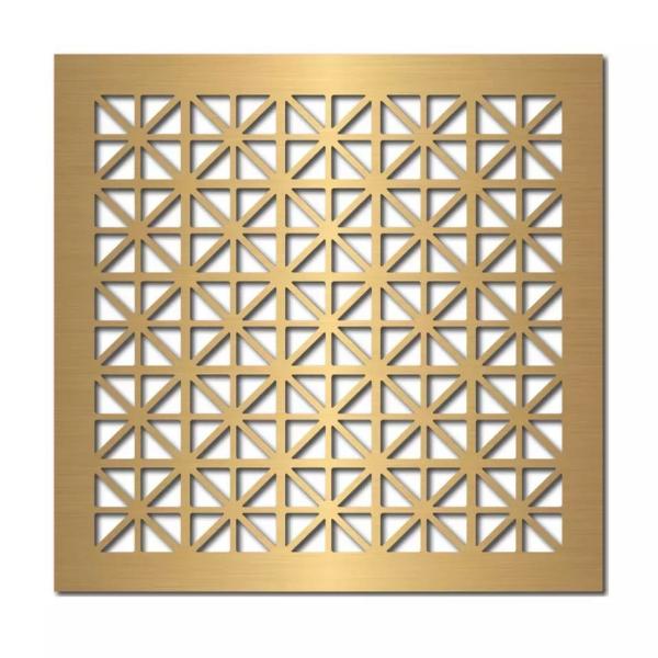 Quality Customized Brass Copper Perforated Metal Sheet for sale