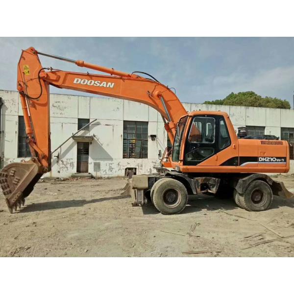 Quality High Efficiency Doosan Long Reach Excavator By Wheeled H150W-7  2014 Year for sale