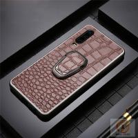 China Genuine Leather Cell Phone Protective Covers Embossed Crocodile Skin Pattern factory