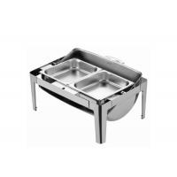 China Heating Buffet Stainless Steel Stove Full Flip Soup Stove Hotel Breakfast Rectangle factory