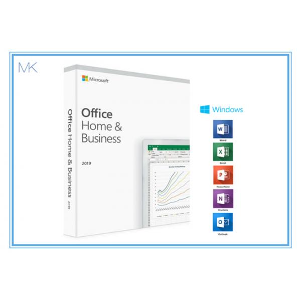 Quality 1 Device MS Office Home And Business 2019 Product Key Card DVD Media For Mac/PC for sale
