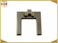 China U Shaped Antique Brass Metal Clasp Lock Accessories For Bags Macking factory