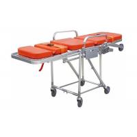 China Anti-Corrosion Adjusted Foldchair Stretcher Trolley Medical Ambulance Trolley Stretcher ALS-S011 factory