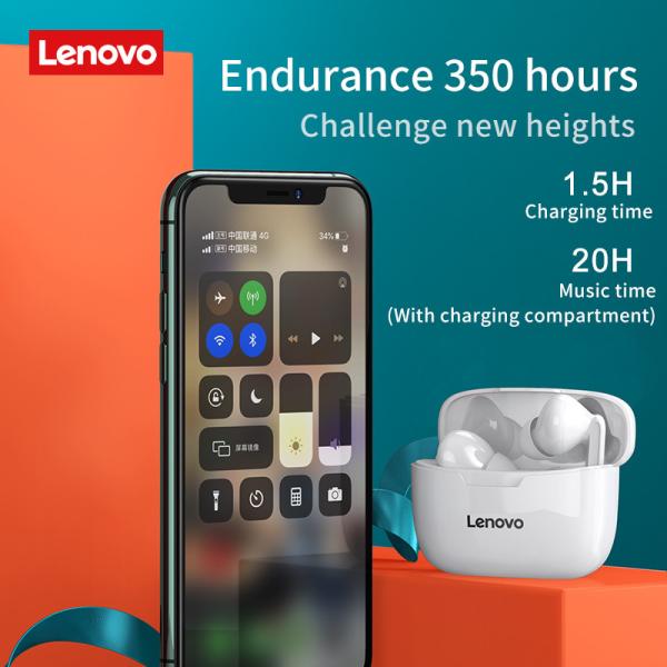 Quality Lenovo XT90 Bluetooth 5.0 TWS Wireless Earbuds with 1.5 Hours Charging Time for sale