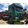 China 40 Ton Used Tractor Head 102 Km / H Max Speed 400 L Fuel Tanker Capacity factory