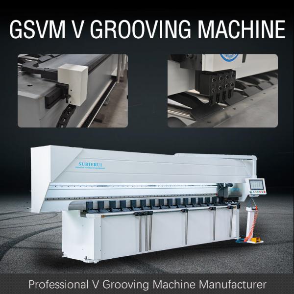 Quality Heavy Duty Sheet Metal Grooving Machine Door Industry V Groover Machine for sale