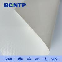 China Block Out PVC Coated Polyester Tarpaulin Tent Flame Resistant Canvas 850g factory