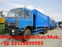 China customized CLW Brand 210hp diesel 16cbm-18cbm garbage compactor truck for Kyrgyzstan, HOT SALE! best price rear loader g factory