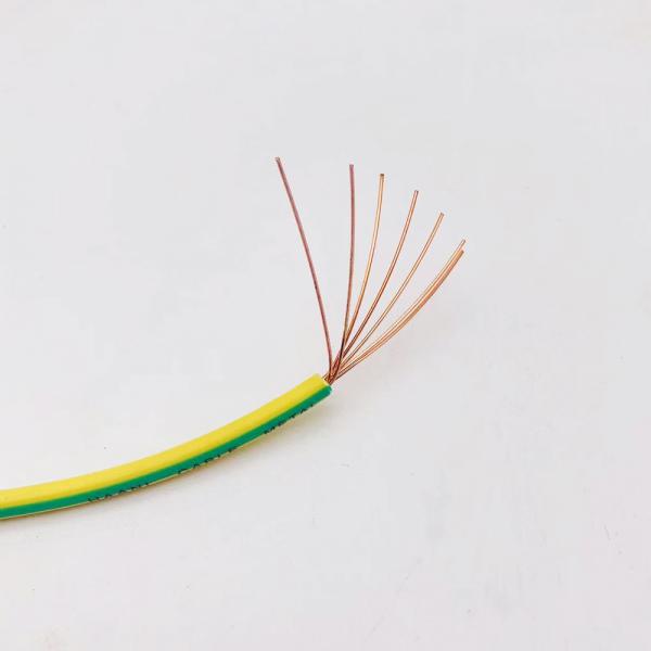Quality Antiwear Heatproof Single Core Insulated Wire , Multicolor PVC Single Core Cable for sale