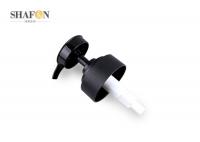 China Smooth Black Plastic Lotion Pump 28 / 400 With Injection Process Twist Clockwise Lock factory