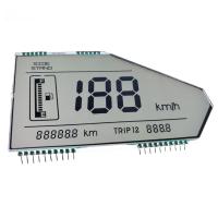 China 7 Segment Motorcycle Speedometer TN LCD Screen Transflective factory