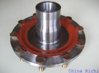 China TATRA front wheel hub T815 front wheel hub Part No.341430050 442074011354 3414300053 442074011 red color iron material factory
