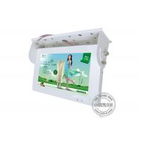 China White Colour Bus Digital Signage Display / Android System Lcd Ad Screen With 4G Module factory