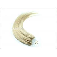 China 613 Color Micro Ring Human Hair Extensions Straight / Body Wave Human Hair Extension factory