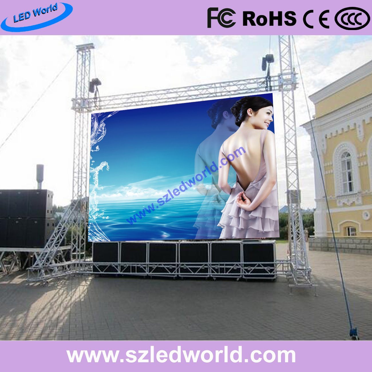 China Refresh Rate ≥1920Hz Outdoor Fixed LED Display for Outdoor factory