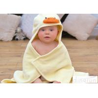China Cute Duck Bath Towel , Kids Baby Bath Towel With Hood Various Colors factory