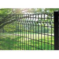 China 50×100mm 3D Security Fence Metal Wire Fence 5mm With Square Post for sale