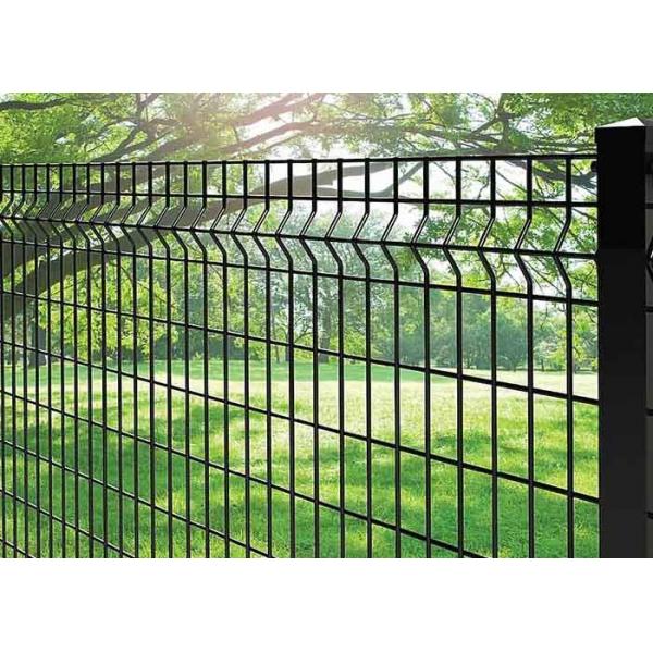 Quality 50×100mm 3D Security Fence Metal Wire Fence 5mm With Square Post for sale