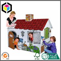 China DIY Corrugated Cardboard Play House for Children; Color Print Play House factory