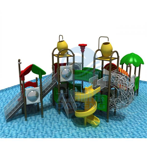 Quality Security Playground Water Slide Kids LLEPE Outdoor Water Slide Environment Friendly for sale