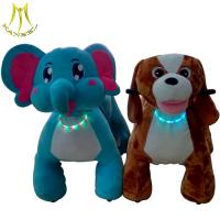 china Hansel battery powered animals for shopping mall and zoo animal scooter with plush walking animal for mall