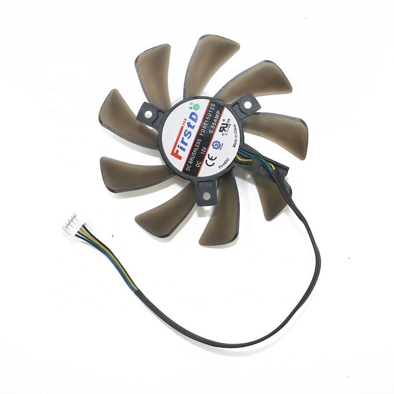China FD9015U12S 85MM 4Pin Cooling Fan 12V 0.55A for HD7950 HD 7970 Dual-X Cooler Fans factory
